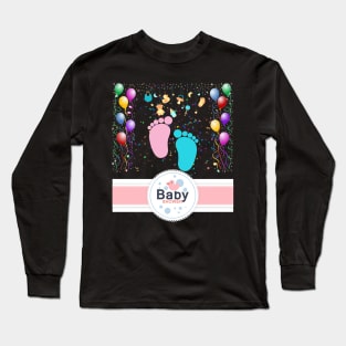 Baby shower design Long Sleeve T-Shirt